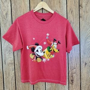 Disney Short Sleeve Christmas Sweatshirt